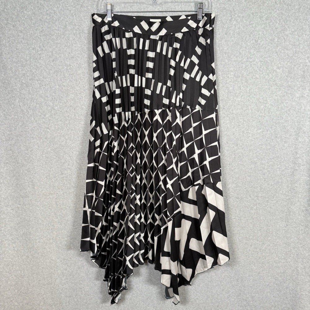 Beymen club skort womens 42 US 30" black assymetrical midi lagenlook made turkey